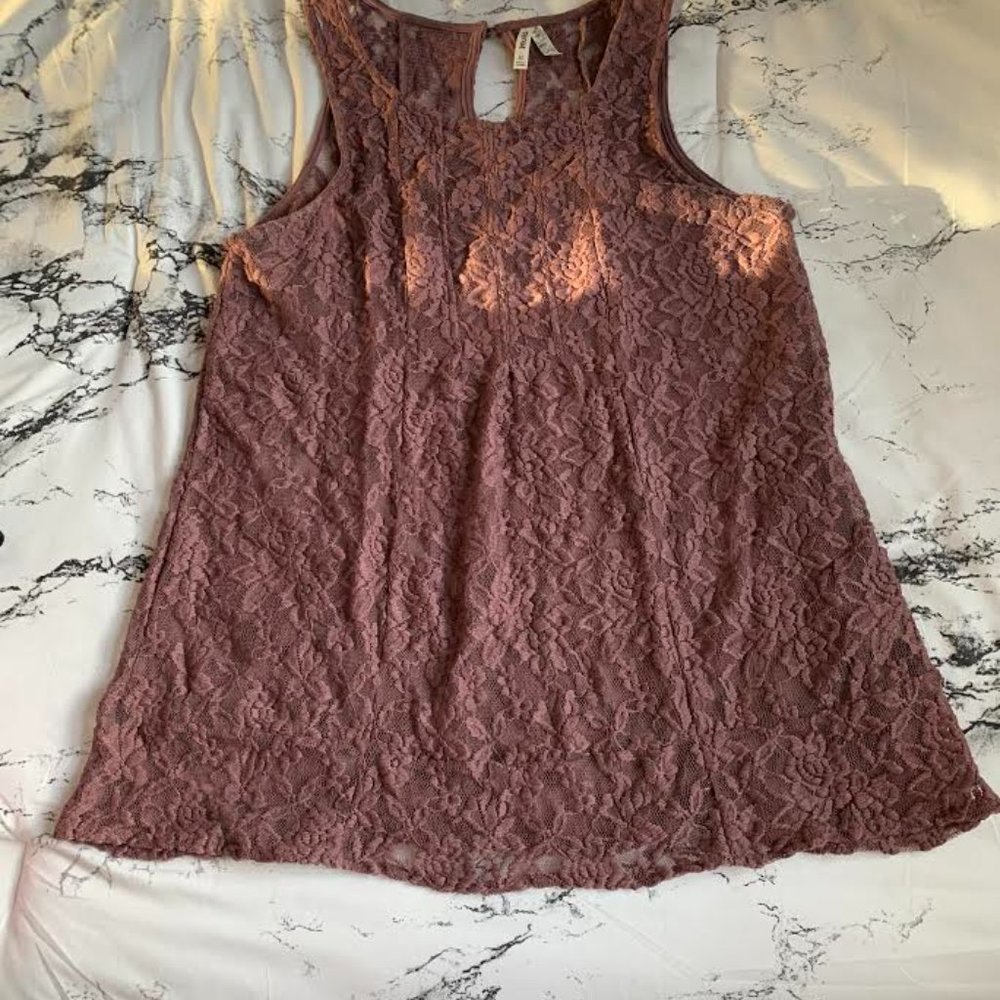 Lace Tank Womens